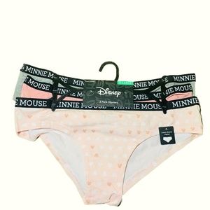 Minnie Mouse Women's 3-Pack Hipster size X- Large